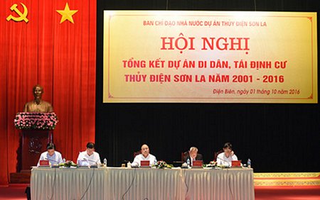 Thủ tướng dự hội nghị tổng kết dự án di dân, tái định cư thủy điện Sơn La