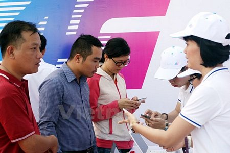 VNPT-VinaPhone triển khai thử nghiệm 4G ở Phú Quốc hồi đầu năm 2016. (Ảnh: Vietnam+)