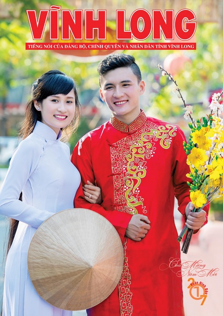 Ảnh bìa Đặc san Xuân Vĩnh Long 2017.