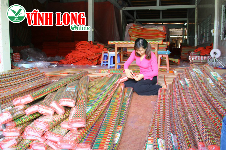Ngoài tiêu thụ trong nước, hiện nay chiếu Định Yên đang được xuất khẩu sang nhiều nước như Campuchia, Thái Lan, Hàn Quốc...