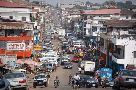 GDP bình quân đầu người của Liberia chỉ đạt 882 USD