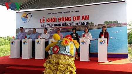 Khởi động dự án bến tàu Trần Đề - Sóc Trăng.
