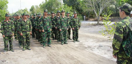 Lực lượng vũ trang thi đua lập thành tích, xứng danh bộ đội Cụ Hồ.