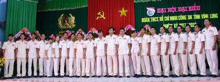 BCH Đoàn TNCS Hồ Chí Minh Công an tỉnh nhiệm kỳ mới ra mắt đại hội