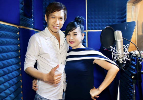 Danh hài Cát Phượng cùng tác giả ca khúc, nhạc sĩ Nguyễn Minh Anh