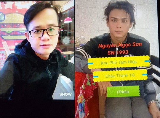 Nguyễn Phước Tuy ( trái) chủ mưu hàng chục vụ cướp