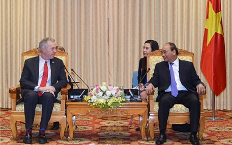 Thủ tướng Nguyễn Xuân Phúc đánh giá cao nhiệm kỳ tại Việt Nam của Đại sứ Ted Osius
