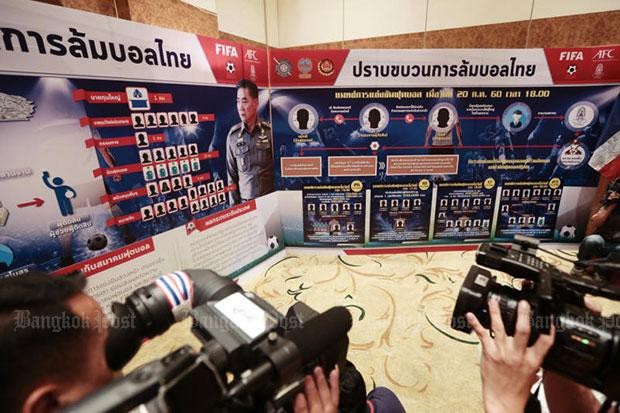 Truyền thông và giới bóng đá Thái Lan đang rúng động vì scandal dàn xếp tỷ số