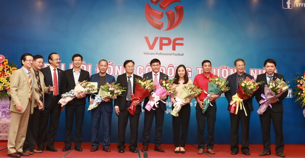 HĐQT mới của công ty VPF ra mắt. Ảnh: VTC
