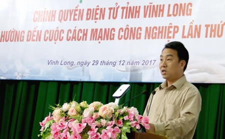 Ông Lữ Quang Ngời- Phó Chủ tịch UBND tỉnh phát biểu tại hội thảo.