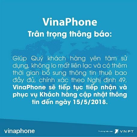  Thông báo mới nhất của VinaPhone