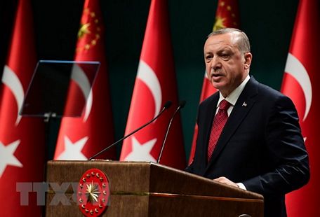 Tổng thống Recep Tayyip Erdogan. (Nguồn: THX/TTXVN)