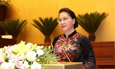  Chủ tịch Quốc hội Nguyễn Thị Kim Ngân phát biểu khai mạc kỳ họp