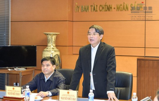 Chủ nhiệm Uỷ ban TCNS Nguyễn Đức Hải cho rằng cần cơ chế kiểm soát thu giá BOT - Ảnh: Quochoi