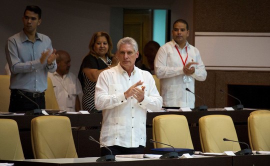 Tân Chủ tịch Cuba Miguel Diaz-Canel. Ảnh: Reuters
