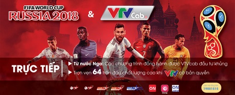 VTVcab sẵn sàng đồng hành cùng World Cup 2018.
