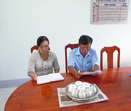 Chị Đinh Ngọc Hân tích cực tham mưu và lãnh đạo Hội LHPN xã Tân Hòa tham gia tốt các phong trào của địa phương.