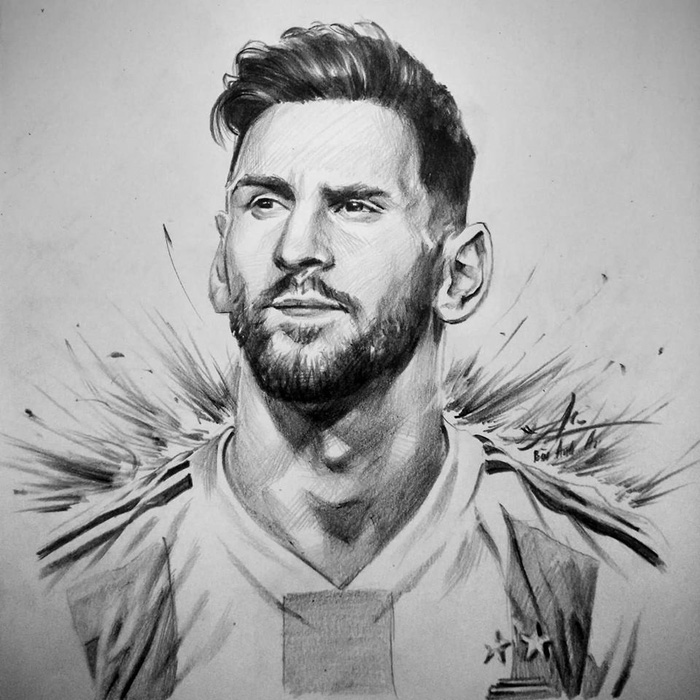  Messi là cầu thủ An yêu thích nhất. An tâm sự: 
