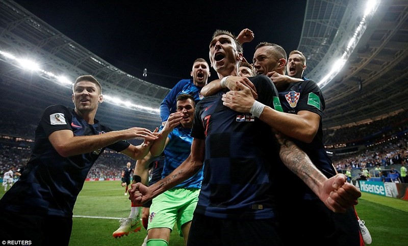 Croatia ngược dòng vào chung kết World Cup 2018 gặp Pháp.