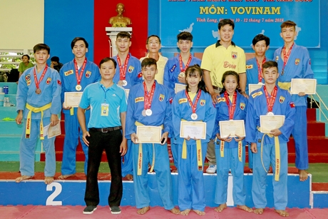 Tam Bình giành ngôi nhất toàn đoàn môn vovinam.