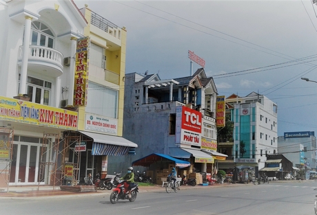Thị trấn Tam Bình hướng đến đô thị hiện đại.