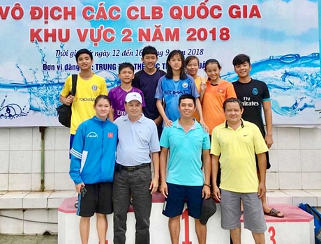Đoàn VĐV Vĩnh Long đã thi đấu thành công và mang về 20 huy chương các loại tại giải lần này, Phương Thảo đứng bìa bên trái.