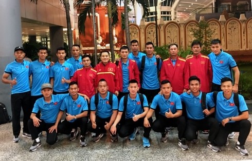 Đội tuyển bóng đá bãi biển Việt Nam tại Bali- Indonesia (Ảnh: VTV)