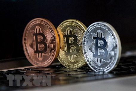 Đồng Bitcoin. (Nguồn: AFP/TTXVN)