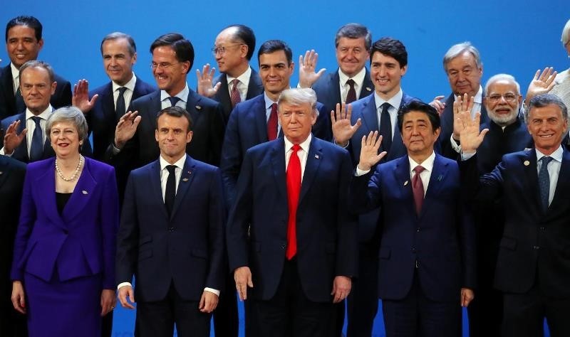 Các nhà lãnh đạo tham gia Hội nghị cấp cao G20 tại Argentina, ngày 30-11, chụp ảnh chung. (Ảnh: Reuters)