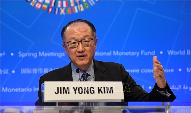 Chủ tịch Ngân hàng Thế giới (WB) Jim Yong Kim. Ảnh: THX/TTXVN
