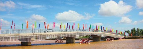 Cầu Cồn Chim hoàn thành góp phần không nhỏ phát triển kinh tế- xã hội ở khu vực. 