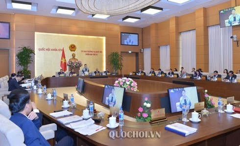 Phiên họp 32 Ủy ban Thường vụ Quốc hội (Ảnh:Quochoi.vn)