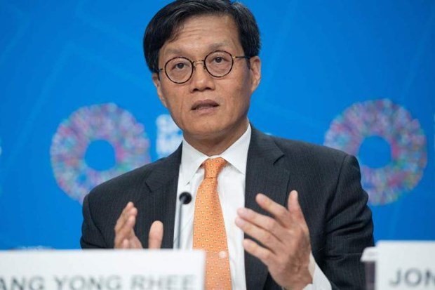 Giám đốc phụ trách khu vực châu Á-Thái Bình Dương của IMF, ông Changyong Rhee. (Nguồn: AFP)