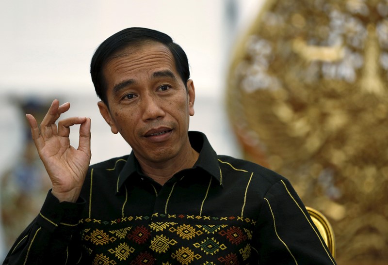 Tổng thống Indonesia Joko Widodo tái đắc cử với 55,5% số phiếu bầu. Ảnh: Reuters