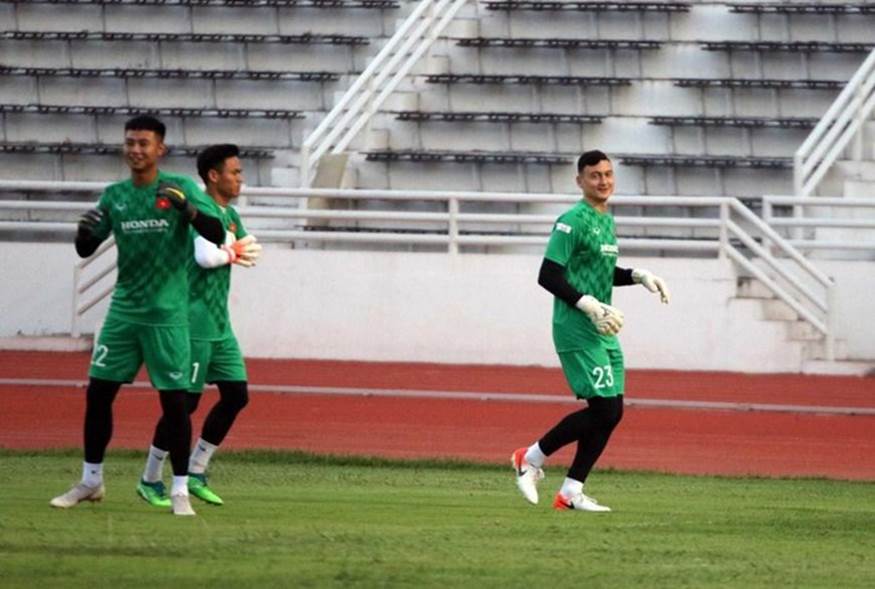 Ba thủ môn của đội tuyển Việt Nam. (Nguồn: VFF)