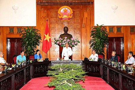  Phó Thủ tướng Thường trực Chính phủ Trương Hòa Bình phát biểu tại buổi tiếp - Ảnh: VGP/Lê Sơn
