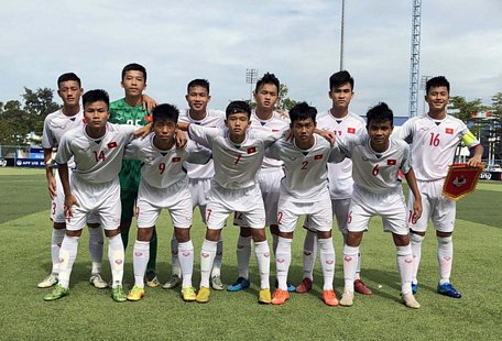 U.15 Việt Nam đụng độ Malaysia ở bán kết Giải U.15 Đông Nam Á 2019. 