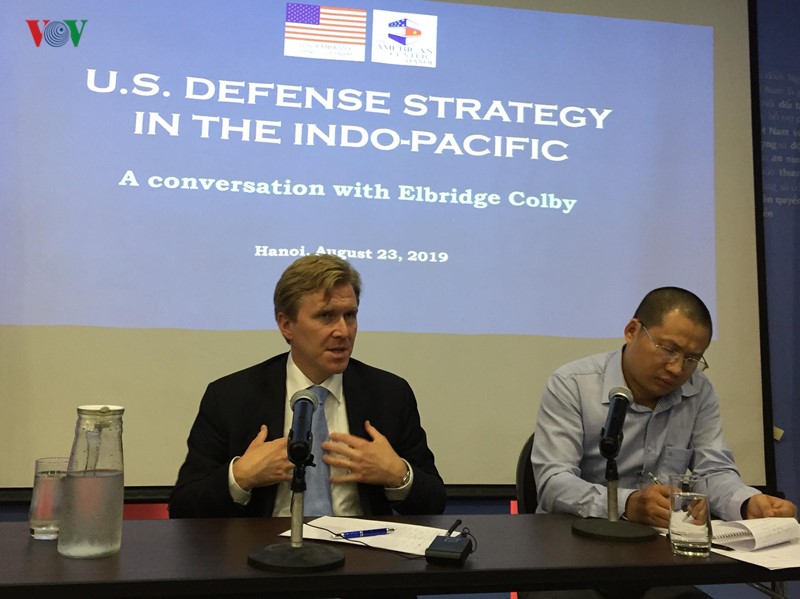 Chuyên gia Elbridge Colby, cựu phó trợ lý Bộ trưởng Quốc phòng về phát triển chiến lược và lực lượng Mỹ.
