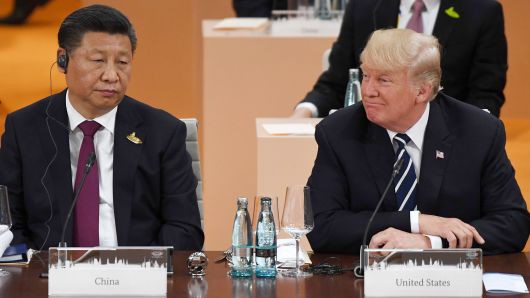 Chủ tịch Trung Quốc Tập Cận Bình và Tổng thống Mỹ Donald Trump. Ảnh: CNBC