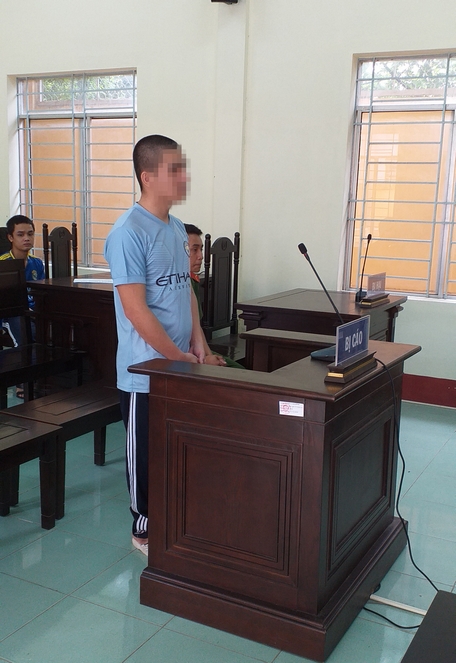 Bị cáo Trần Văn Giàu tại phiên tòa xét xử sơ thẩm ngày 3/9/2019.