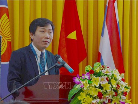  Ông Nguyễn Đỗ Anh Tuấn, Vụ trưởng Vụ Hợp tác quốc tế (Bộ Nông nghiệp và Phát triển nông thôn) phát biểu khai mạc Hội thảo.