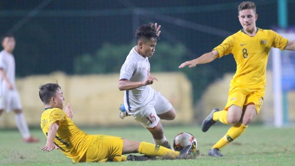 Gục ngã trước Úc khiến U16 Việt Nam không thể dự vòng chung kết U16 châu Á 2020 - Ảnh: VFF