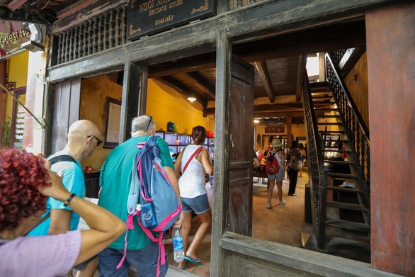 Ngôi nhà Di sản 87 Mã Mây là một trong 30 điểm văn hóa, du lịch của quận Hoàn Kiếm tiên phong thực hiện cam kết Điểm du lịch, văn hóa không khỏi thuốc - Ảnh: VIỆT DŨNG