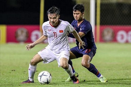 Thắng U19 Thái Lan 1-0, U19 Việt Nam vào chung kết giải GSB Bangkok 2019. (Ảnh: FAT)