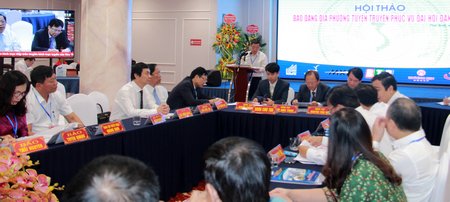 Hội thảo có sự tham dự của 48 cơ quan báo Đảng trong cả nước.