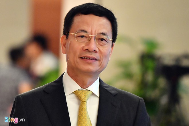 Bộ trưởng Bộ Thông tin Truyền thông Nguyễn Mạnh Hùng sẽ trả lời chất vấn tại Kỳ họp thứ 8, Quốc hội khóa XIV. Ảnh: Zing.vn