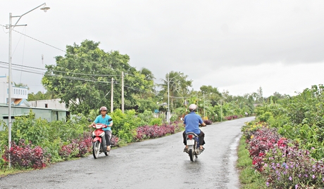 Diện mạo nông thôn xã Nguyễn Văn Thảnh đang ngày càng khởi sắc.