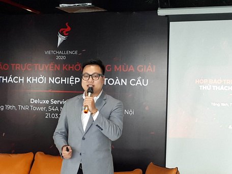  Phó Bí thư Thành Đoàn Hà Nội Trần Quang Hưng phát động Cuộc thi khởi nghiệp toàn cầu VietChallenge năm 2020