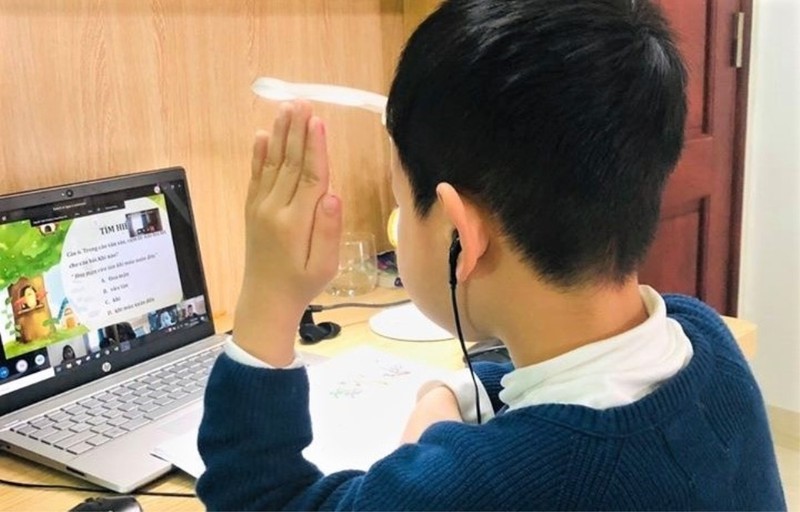 Học trực tuyến là giải pháp hữu hiệu trong mùa dịch khi học sinh không thể đến trường. (Ảnh minh họa, VTC News)