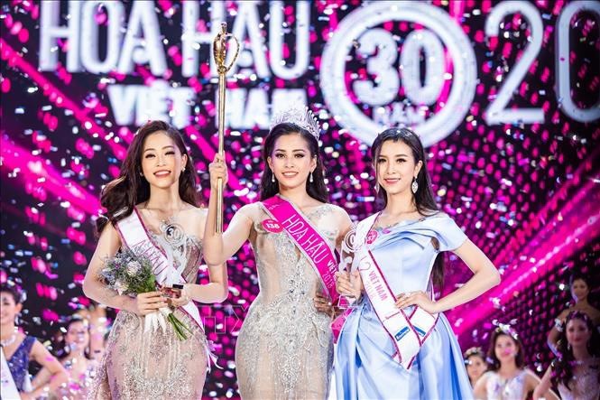Cuộc thi Hoa hậu Việt Nam năm 2018. Ảnh: TTXVN.